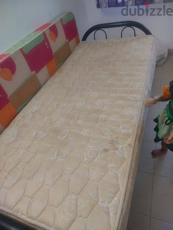 Folding  mattress 2 omr, raha mattress 5 other items inside 2