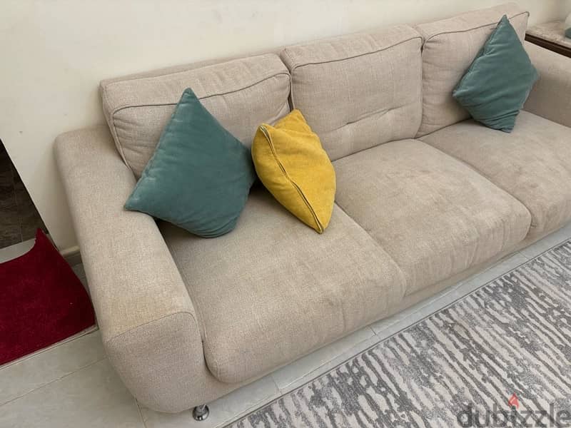 3 seater sofa for sale (2 numbers) 0