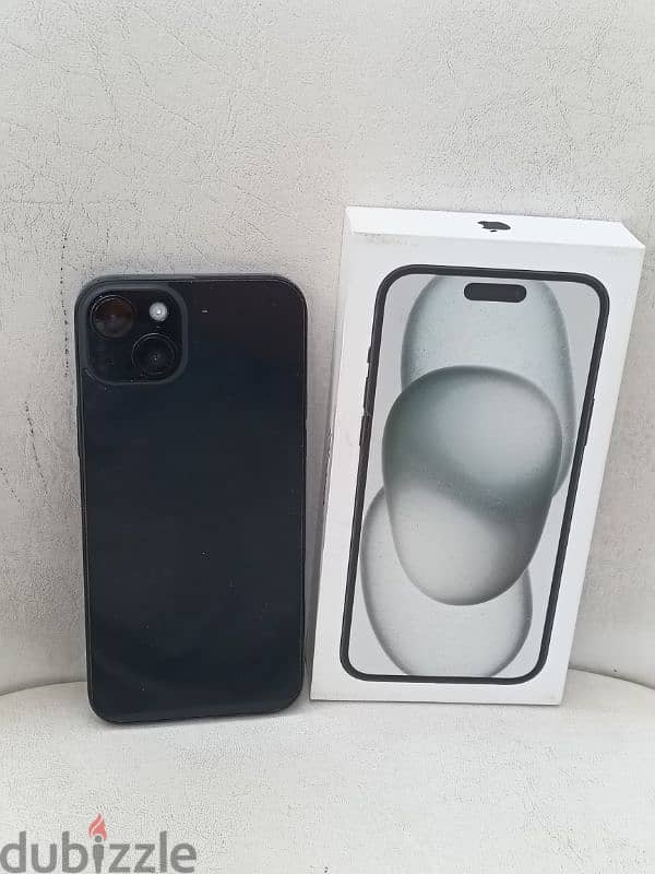 I phone 15 plus black 256 gb only 15 days used 0