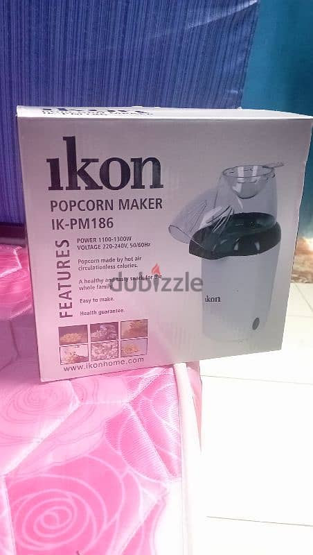 Brand New IKon Popcorn Maker ماكينة صنع الفشار الجديدة من IKON. 0