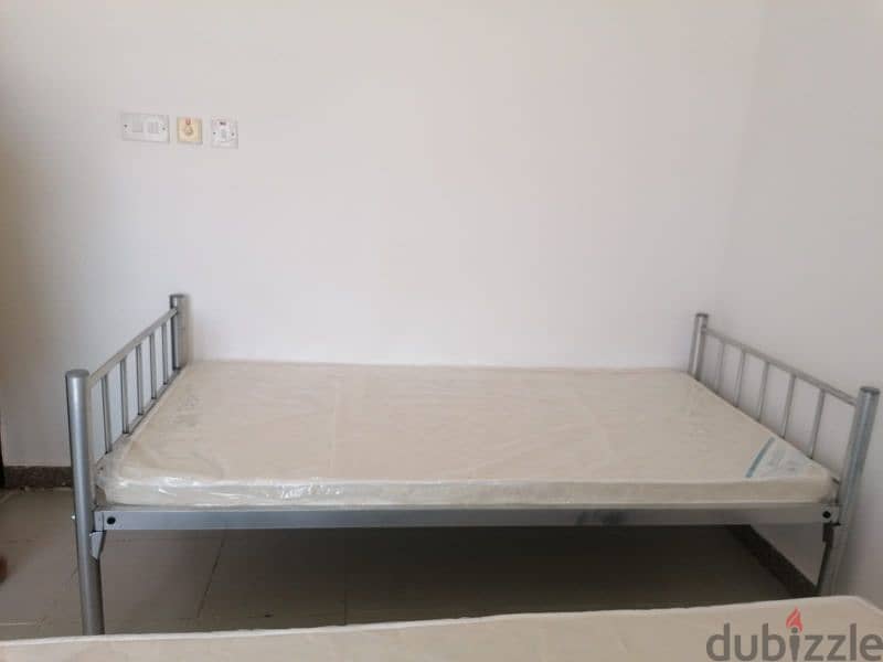 Single Metal Bed Like New For Sale Price Just Only. 13 OMR. 1