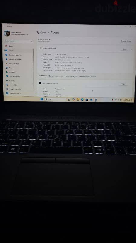 Hp Elitebook G5 8Gen core i5 256gb ssd 7