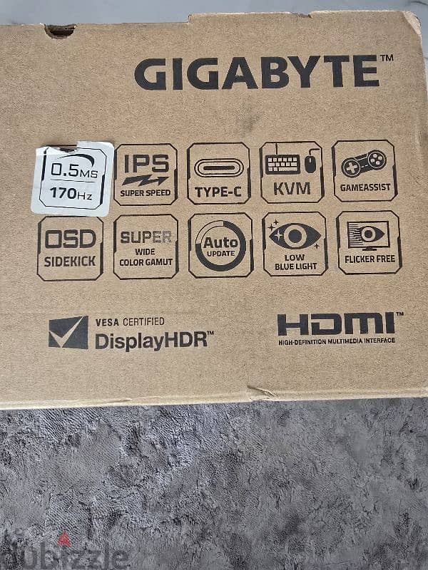 Gigabyte M27Q 170hz 27" QHD gaming monitor 7