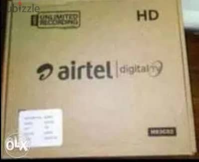 New,HD Airtel Receiver & subscription free six Months tamil