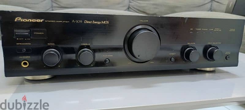 Pioneer A-109 high power stereo amplifier 1