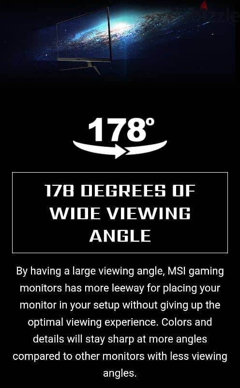 MSI 24 inch 170 Hz Gaming Monitor 5