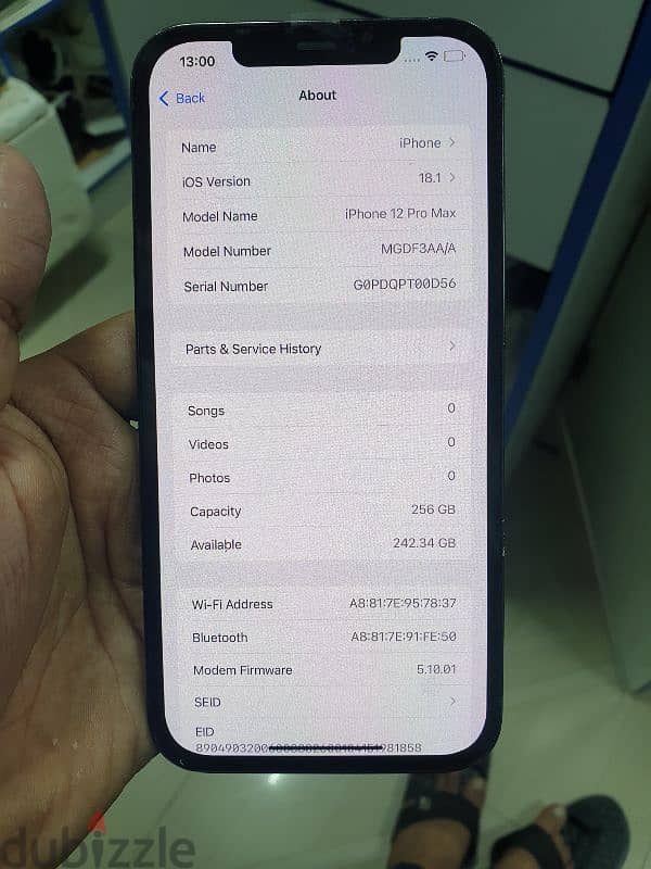 iphone 12 pro max  256gb 86% 4