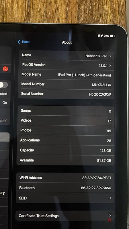 iPad Pro 4th generation 11 inch 1