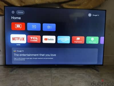 TCL GOOGLE TV 55 for sale under warranty