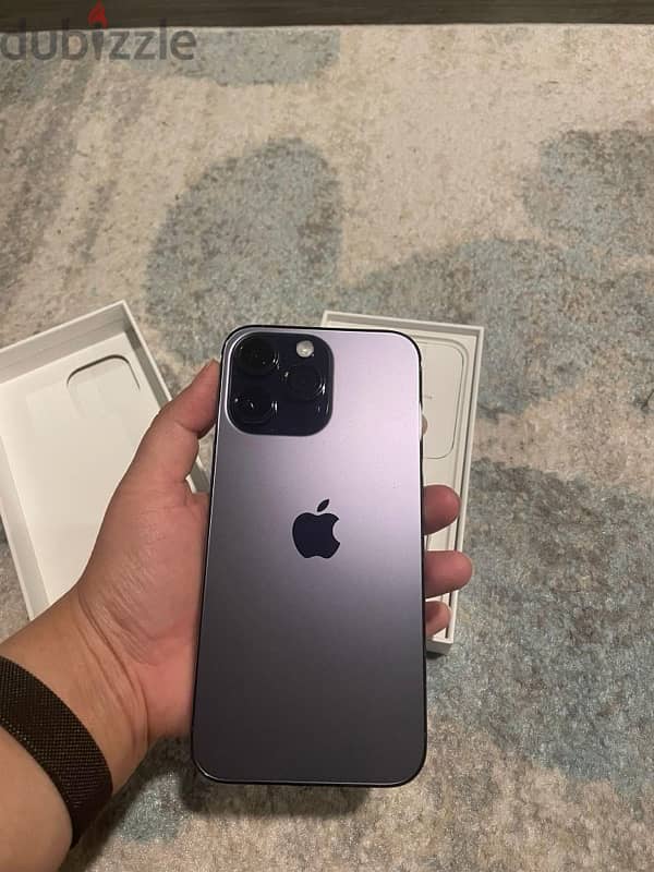 iPhone 14 Pro Max, 128gb Deep Purple Arabic 0