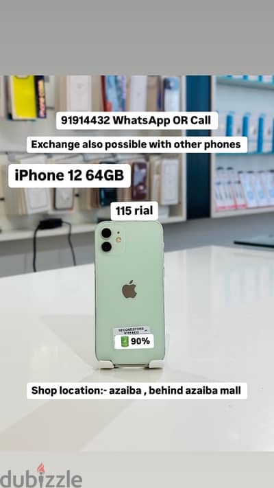 iPhone 12 64GB -90%BH - Good phone