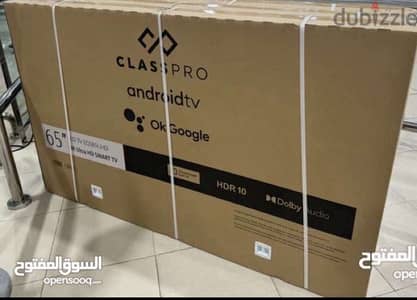 Class Pro 65 Android Smart tv Ultra HD 4K LED  new one year warranty