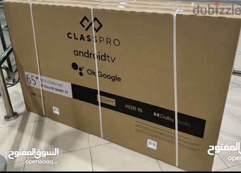 Class Pro 65 Android Smart tv Ultra HD 4K LED  new one year warranty 0