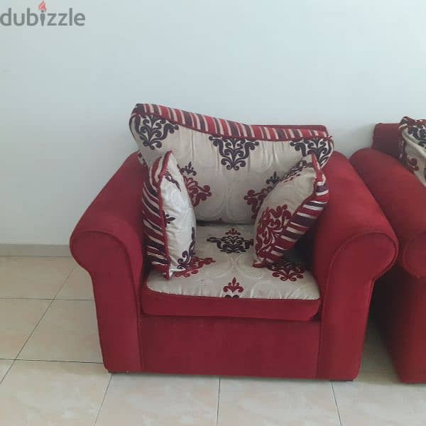 Sofa Set 3 Seater, 2 Seater & Sibgle Seater set 2