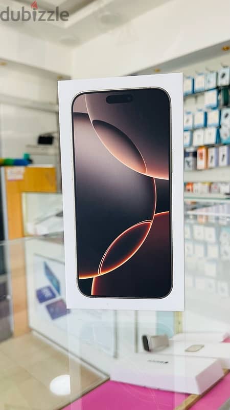 iPhone 16 Pro Max, 512gb Desert Titanium Arabic 0