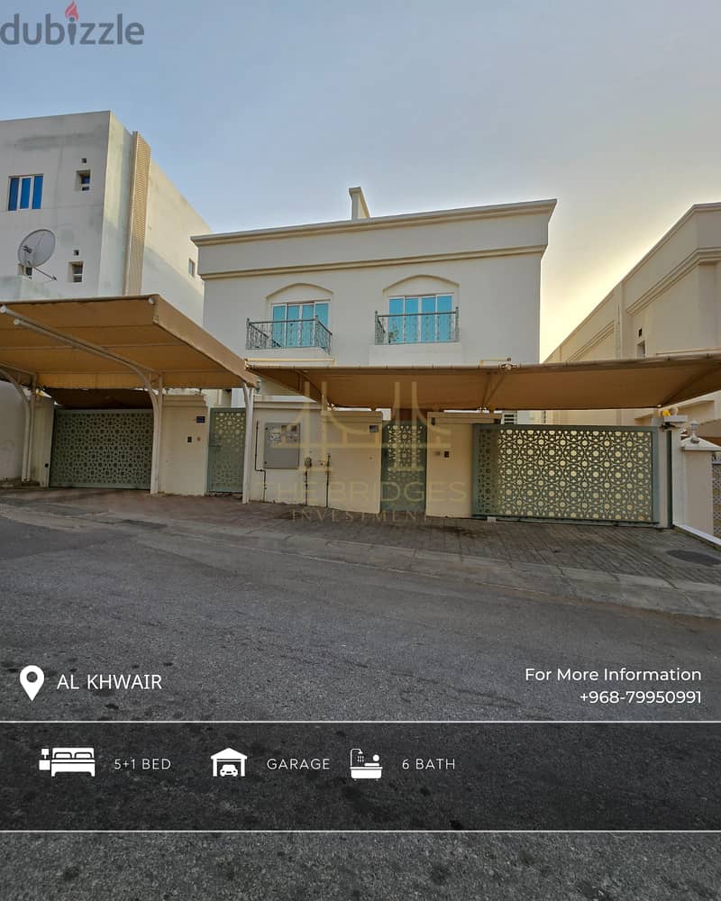 Beautiful 5+1 BR Villa Available for Rent in Al Qurum 29 0