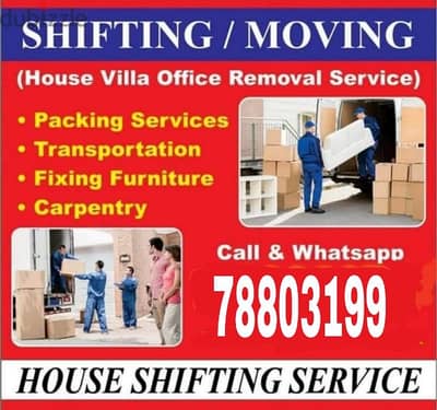 House shiffting and packing transport loading unloading service