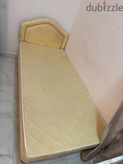 Raha bed 90cm with mattress for free