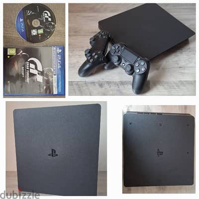 (OG) PS 4 console with 2 joysticks with GT cd