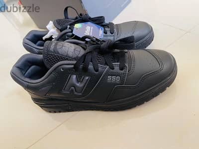 Original  Mens New Balance 550 Triple Black-Brand New