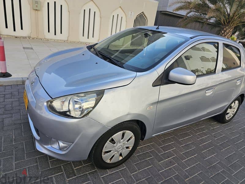 Mitsubishi mirage 2014 clean car  klm 180 new mulkia 5