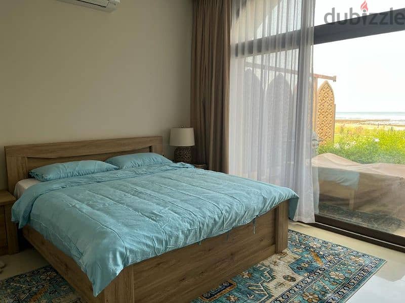 fully furnished brand new sea front line house in zjabal sifah 11