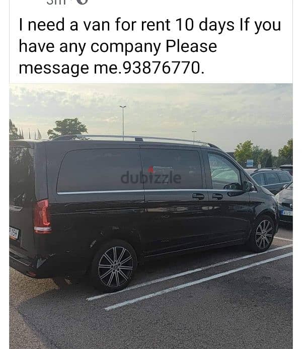 need van for rent 0