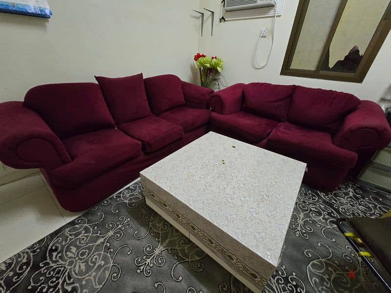 Sofa 3+2 and Centre Table with storage40RO 1