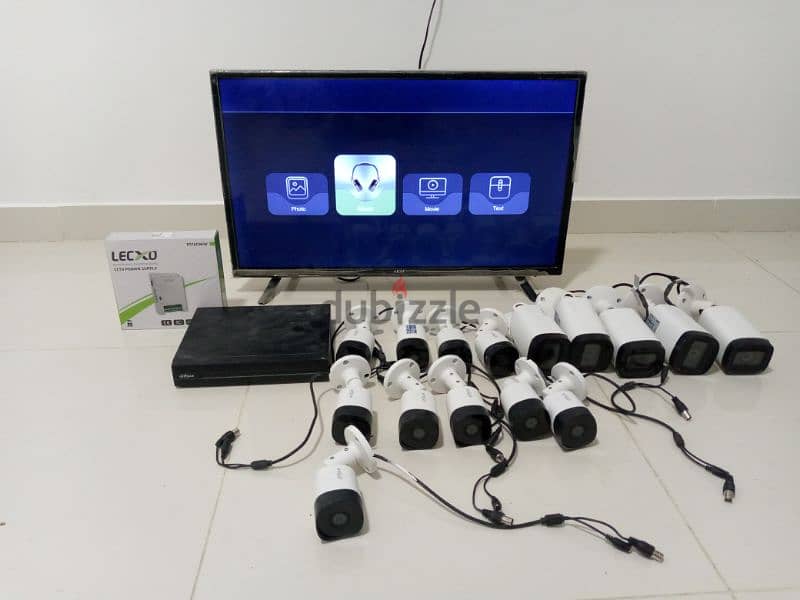 urgent sale cctv cameras with led dvr 1