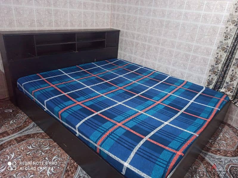 Bed with Mattress urgent sale 0