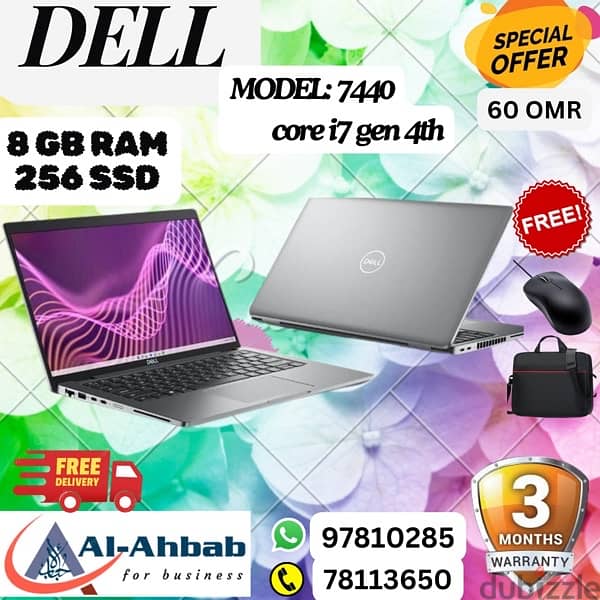 DELL LAPTOPS with 3MONTHS WARRANTY; with FREE- MOUSE & BAG 2