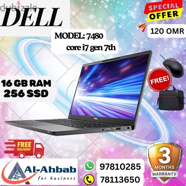 DELL LAPTOPS with 3MONTHS WARRANTY; with FREE- MOUSE & BAG 11