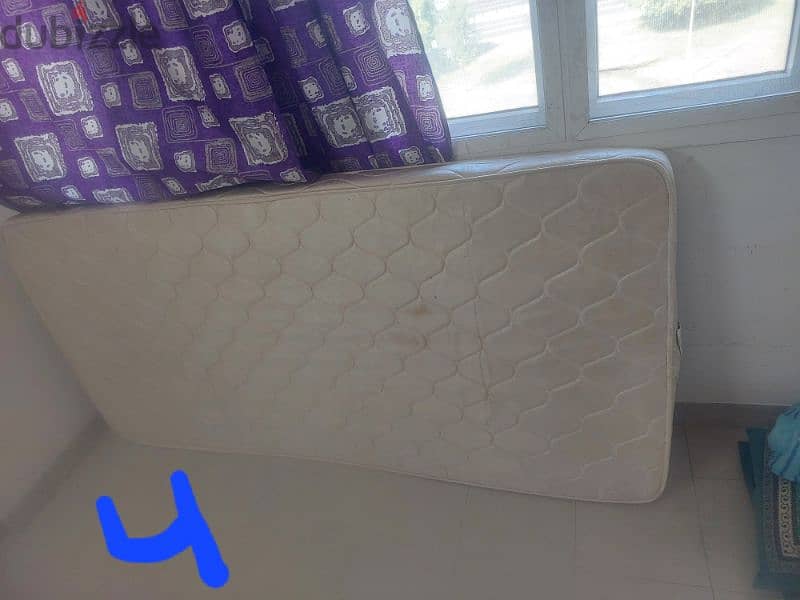 Folding  mattress 2 omr, raha mattress 5 other items inside 13