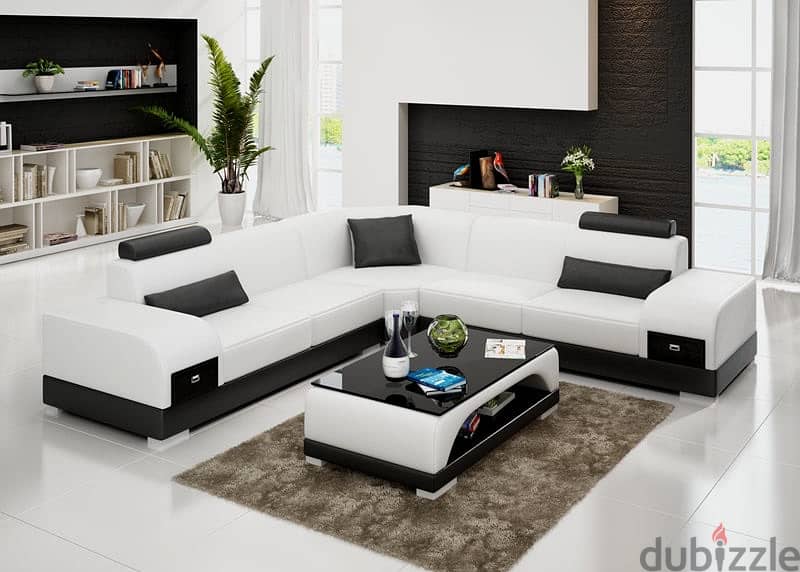 new model l shape sofa with bad 1