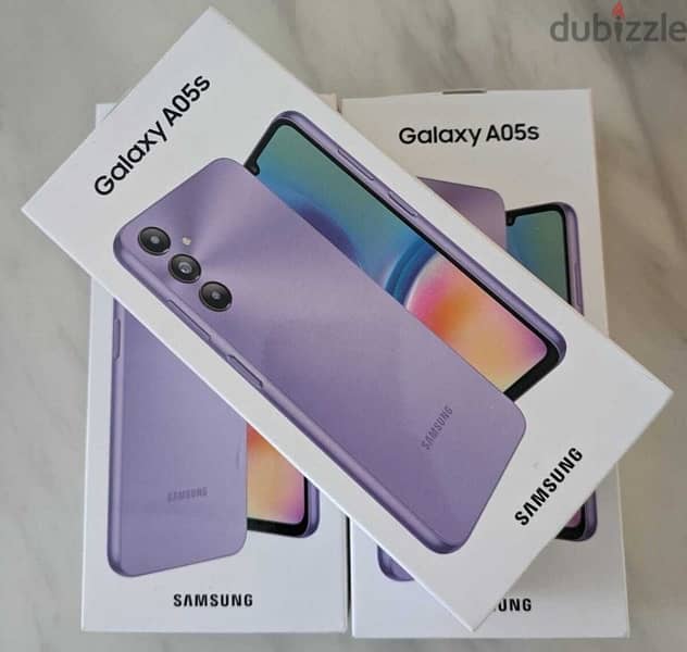 Samsung A05s purple colore 128g new with one year Sarco warranty 2