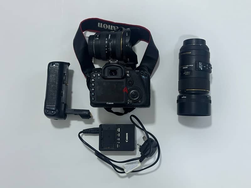 canon 7D with 3 lenses 0