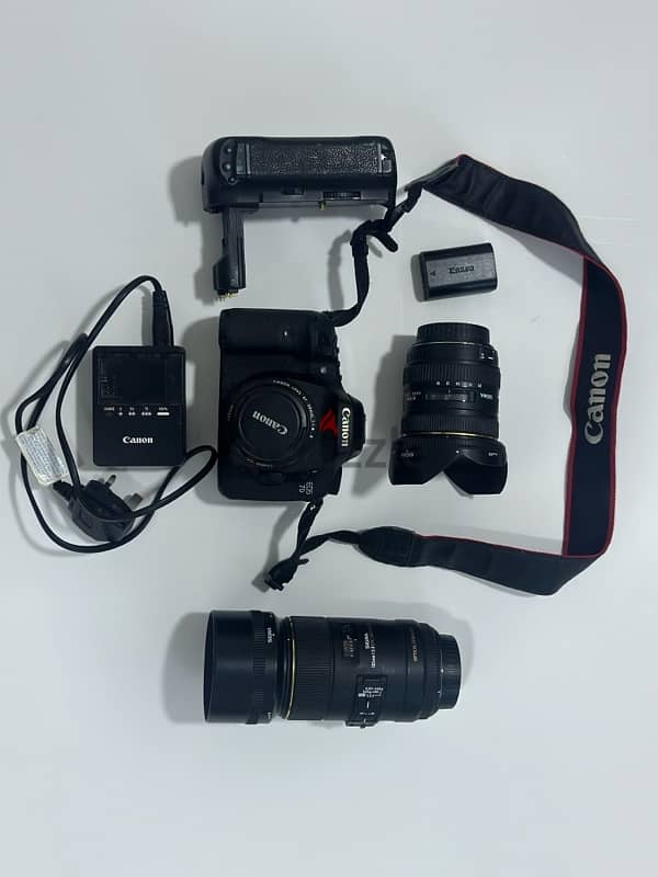 canon 7D with 3 lenses 2