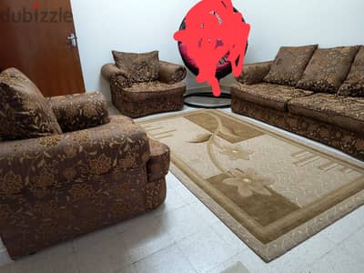 SOFA AND CARPET FOR SALE