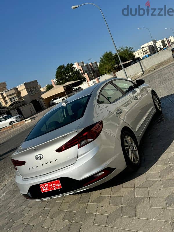 Hyundai Elantra 2020 model for Rent هايونداي النترا للايجار 2