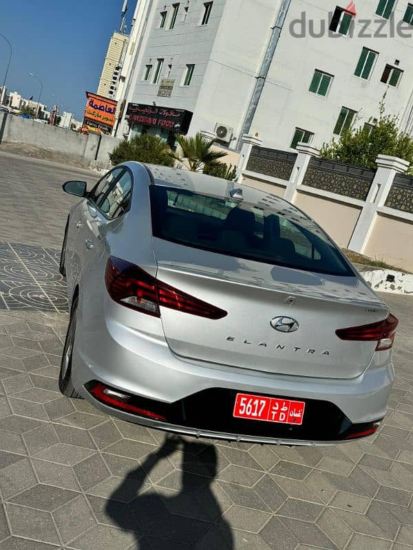 Hyundai Elantra 2020 model for Rent هايونداي النترا للايجار 4