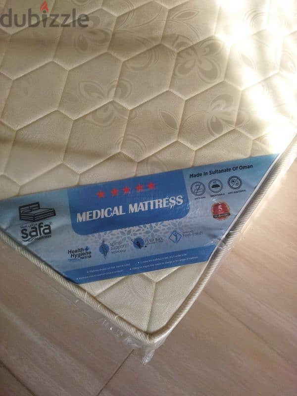 Single medical mattress with cot 1