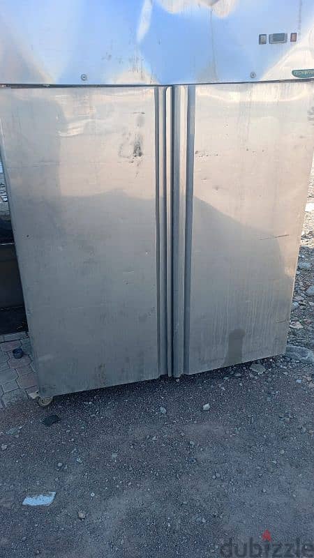 2 steel double door chiller 1 freezer 5