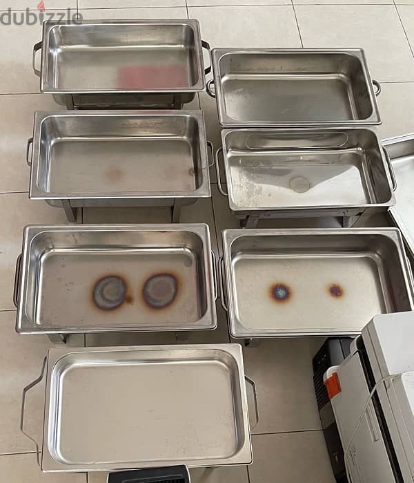 Hotel pans. Steamer pans. Chafing pans. 3