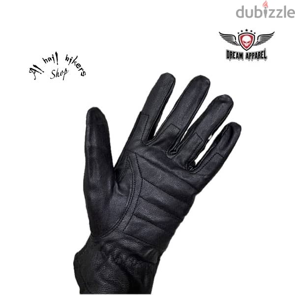 Men’s  Gloves - Genuine black leather 12