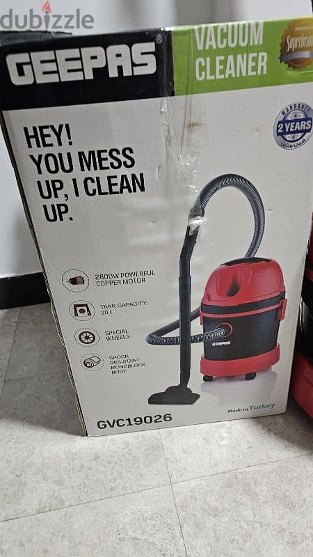 Vacuum cleaner Geepas 2