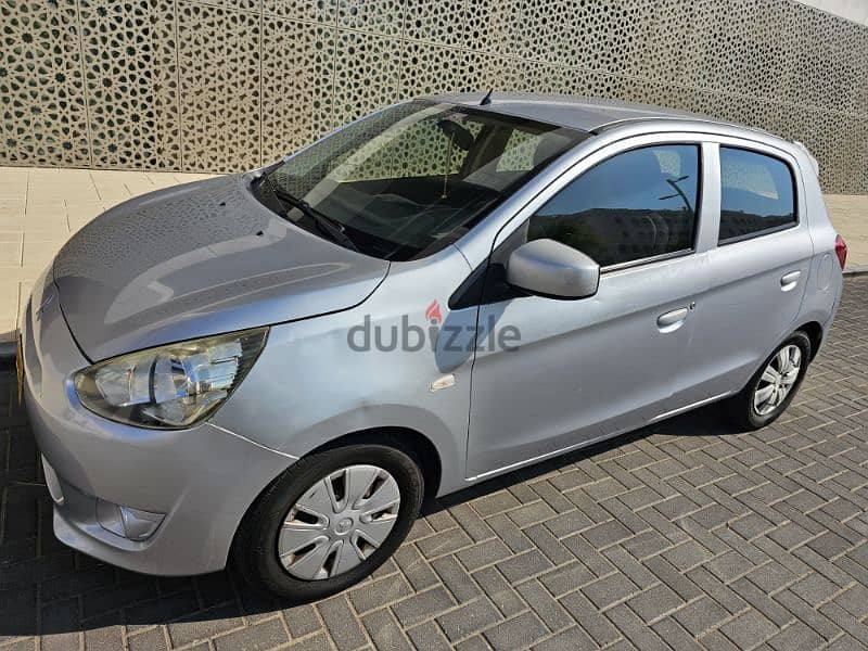 Mitsubishi mirage 2014 klm 180 new mulkia 0