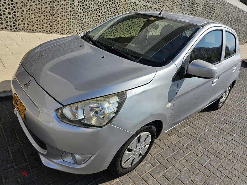 Mitsubishi mirage 2014 klm 180 new mulkia 2