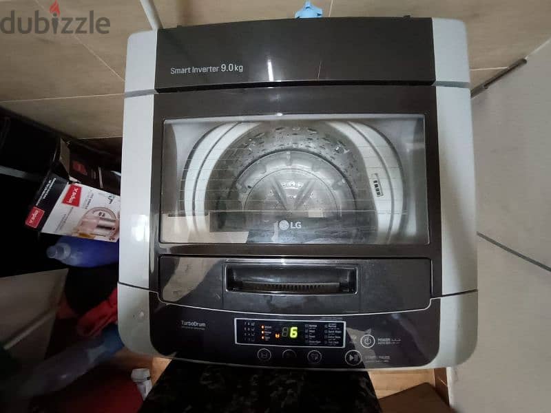 LG 9KG TOPLOADING WASHIGN MACHINE 2