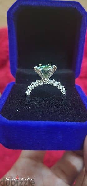 mosanite diamond rings with certificate 1