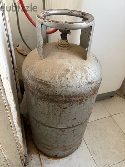 gas cylinder with cooking range